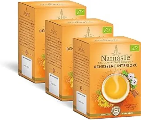 Namaste Pompadour Organic Ayurvedic Bio Bunastare Interioara 15 x 1,8 g Bax 6 buc.